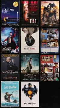 8h429 LOT OF 11 JAPANESE CHIRASHI POSTERS 2010s great images from a variety of different movies!