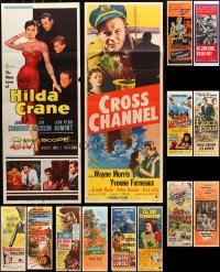 8h260 LOT OF 14 FORMERLY FOLDED INSERTS 1950s great images from a variety of movies!