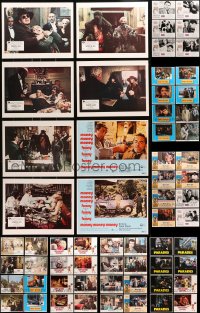 8h199 LOT OF 86 LOBBY CARDS 1970s-1980s incomplete sets from a variety of different movies!