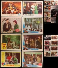 8h219 LOT OF 24 BIBLICAL AND RELIGIOUS LOBBY CARDS 1950s-1990s incomplete sets from several movies!