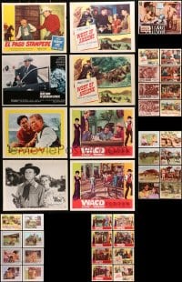 8h211 LOT OF 41 TEXAS RELATED LOBBY CARDS 1950s-1960s incomplete sets from several movies!