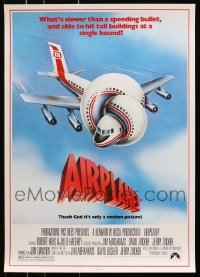 8h298 LOT OF 10 UNFOLDED AIRPLANE 17X24 SPECIAL POSTERS 1980 classic screwball comedy!