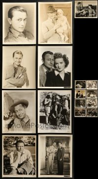 8h402 LOT OF 17 ROBERT YOUNG 8X10 STILLS 1930s-1950s great portraits & movie scenes!