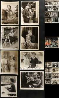 8h383 LOT OF 25 JANE WYMAN 8X10 STILLS 1940s-1980s great portraits & movie scenes!