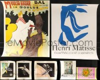 8h305 LOT OF 7 UNFOLDED MISCELLANEOUS POSTERS 1950s-1990s a variety of cool images!
