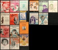 8h138 LOT OF 17 SHEET MUSIC 1910s-1940s great songs from a variety of different movies!