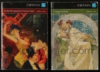 8h129 LOT OF 2 SWANN AUCTION CATALOGS 2002 rare & important Art Nouveau posters + vintage posters!