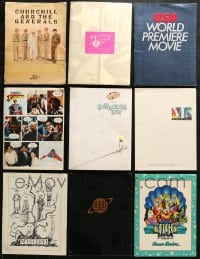 8h064 LOT OF 9 TV PRESSKITS 1980 - 1994 containing a total of 37 stills in all!