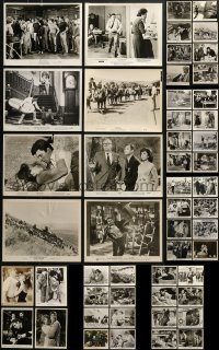 8h361 LOT OF 52 8X10 STILLS 1950s-1960s scenes & portraits from a variety of different movies!