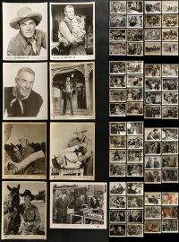 8h349 LOT OF 70 RANDOLPH SCOTT 8X10 STILLS 1940s-1960s from a variety of different movies!