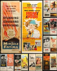 8h256 LOT OF 16 FORMERLY FOLDED INSERTS 1950s-1980s great images from a variety of movies!