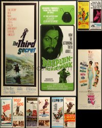 8h265 LOT OF 11 UNFOLDED INSERTS 1950s-1960s great images from a variety of different movies!
