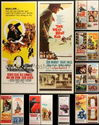 8h257 LOT OF 15 UNFOLDED INSERTS 1960s great images from a variety of different movies!