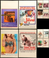 8h315 LOT OF 12 UNFOLDED WINDOW CARDS 1960s great images from a variety of different movies!