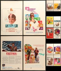 8h312 LOT OF 14 UNFOLDED WINDOW CARDS 1960s great images from a variety of different movies!