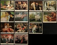 8h409 LOT OF 13 1960S COLOR 8X10 STILLS 1960s great scenes from a variety of different movies!