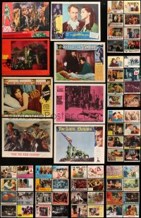 8h203 LOT OF 68 1960S LOBBY CARDS 1960s great scenes from a variety of different movies!