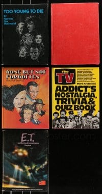 8h089 LOT OF 5 OVERSIZED HARDCOVER BOOKS 1970s-1980s filled with images & information!