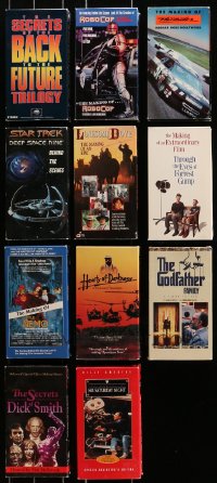 8h437 LOT OF 11 VHS TAPES 1990s behind the scenes of a variety of different movies!