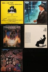8h320 LOT OF 5 33 1/3 RPM RECORDS 1950s-1980s Frank Sinatra, Raiders of the Lost Ark & more!