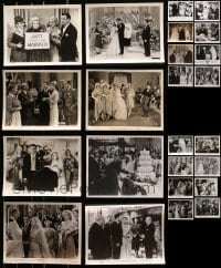 8h389 LOT OF 24 8X10 STILLS SHOWING WEDDING SCENES 1920s-1990s from a variety of movies!