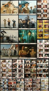 8h194 LOT OF 120 LOBBY CARDS 1970s-1990s complete sets of cards from a variety of movies!