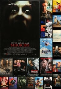 8h507 LOT OF 20 UNFOLDED MOSTLY DOUBLE-SIDED 27X40 ONE-SHEETS 1990s-2000s cool movie images!