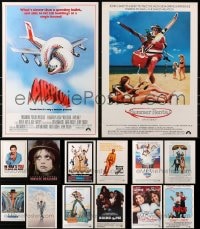 8h294 LOT OF 14 UNFOLDED COMEDY SPECIAL POSTERS 1970s-1980s great images from funny movies!