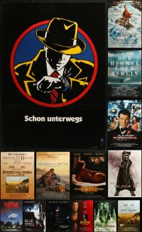 8h464 LOT OF 15 UNFOLDED GERMAN A1 POSTERS 1980s-2000s great images from a variety of movies!