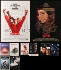 8h296 LOT OF 10 UNFOLDED SPECIAL POSTERS 1980s great images from a variety of different movies!