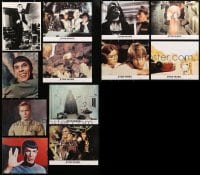 8h455 LOT OF 12 COLOR 8X10 REPRO PHOTOS 1980s cool images from Star Trek, James Bond, Star Wars!