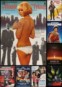 8h055 LOT OF 12 FOLDED GERMAN A1 POSTERS 1970s-1990s great images from a variety of movies!