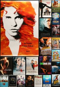 8h490 LOT OF 24 UNFOLDED DOUBLE-SIDED MOSTLY 27X40 ONE-SHEETS 1990s-2000s cool movie images!