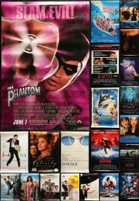 8h497 LOT OF 22 UNFOLDED MOSTLY DOUBLE-SIDED 27X40 ONE-SHEETS 1990s-2000s cool movie images!
