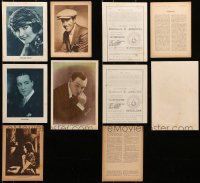 8h427 LOT OF 5 SPANISH PROMO PHOTO CARDS 1920s-1930s Priscilla Dean, John Boles & more!