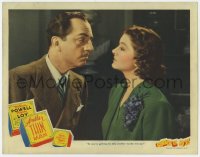 8j385 ANOTHER THIN MAN LC 1939 close up of Myrna Loy getting William Powell into a murder mix-up!