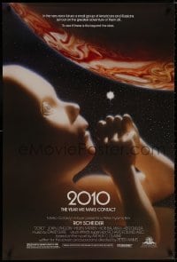 8k563 2010 1sh 1984 sequel to 2001: A Space Odyssey, full bleed image of the starchild & Jupiter!