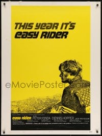 8k021 EASY RIDER style C 30x40 1969 Fonda, biker classic directed by Dennis Hopper, ultra-rare!