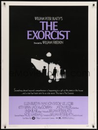 8k024 EXORCIST 30x40 1974 William Friedkin, Max Von Sydow, William Peter Blatty horror classic!