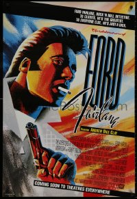 8k572 ADVENTURES OF FORD FAIRLANE int'l advance 1sh 1990 cool artwork of Andrew Dice Clay, the greatest!