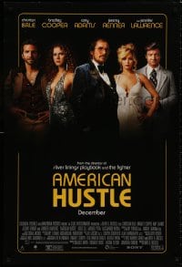 8k581 AMERICAN HUSTLE advance DS 1sh 2013 Christian Bale, Cooper, Amy Adams, Jennifer Lawrence!