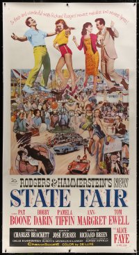 8p034 STATE FAIR linen 3sh 1962 Pat Boone, Ann-Margret, Rodgers & Hammerstein musical!