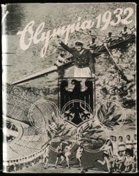 8p118 OLYMPIA 1932 German hardcover book 1932 wonderful fully-illustrated Summer Olympics history!