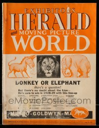 8p145 EXHIBITORS HERALD WORLD exhibitor magazine Jun 23, 1928 color MGM ad w/Keaton, Chaney & more!