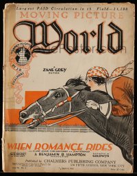8p161 MOVING PICTURE WORLD exhibitor magazine May 6, 1922 great ads including some color, rare!
