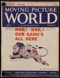 8p164 MOVING PICTURE WORLD exhibitor magazine September 24, 1927 Hail! Hail! Our Gang's all here!