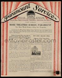 8p177 PARAMOUNT SERVICE Australian exhibitor magazine February 15, 1930 The Virginian w/Gary Cooper