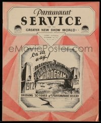 8p189 PARAMOUNT SERVICE Australian exhibitor magazine Sept 15, 1931 Smiling Lieutenant, Chevalier!