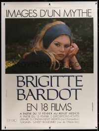 8p055 IMAGES D'UN MYTHE linen 47x63 French film festival poster 1970s 18 Brigitte Bardot movies!