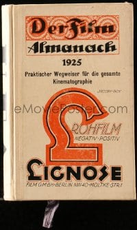 8r042 DER FILM ALMANACH 1925 German hardcover book 1925 addresses of studios worldwide, rare!